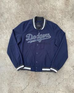 Vintage 90s MLB Los Angeles Dodgers Dugout Jacket Fleece Lined Size L Free Vintage 90s Los Angeles Dodgers Nomo #16 T-Shirt