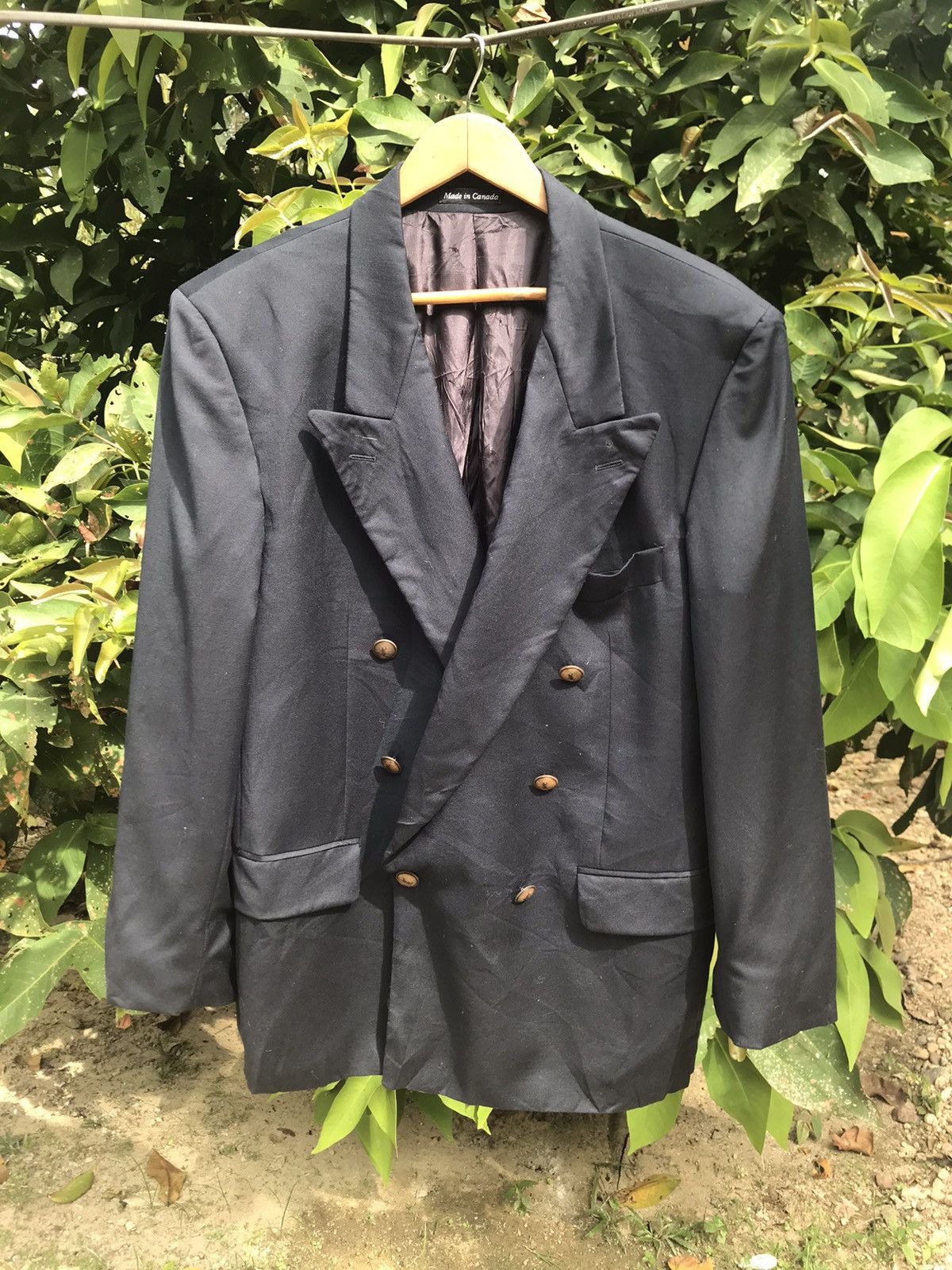Yves Saint Laurent YSL double breast luxury design jacket Size US M / EU 48-50 / 2 - 1 Thumbnail