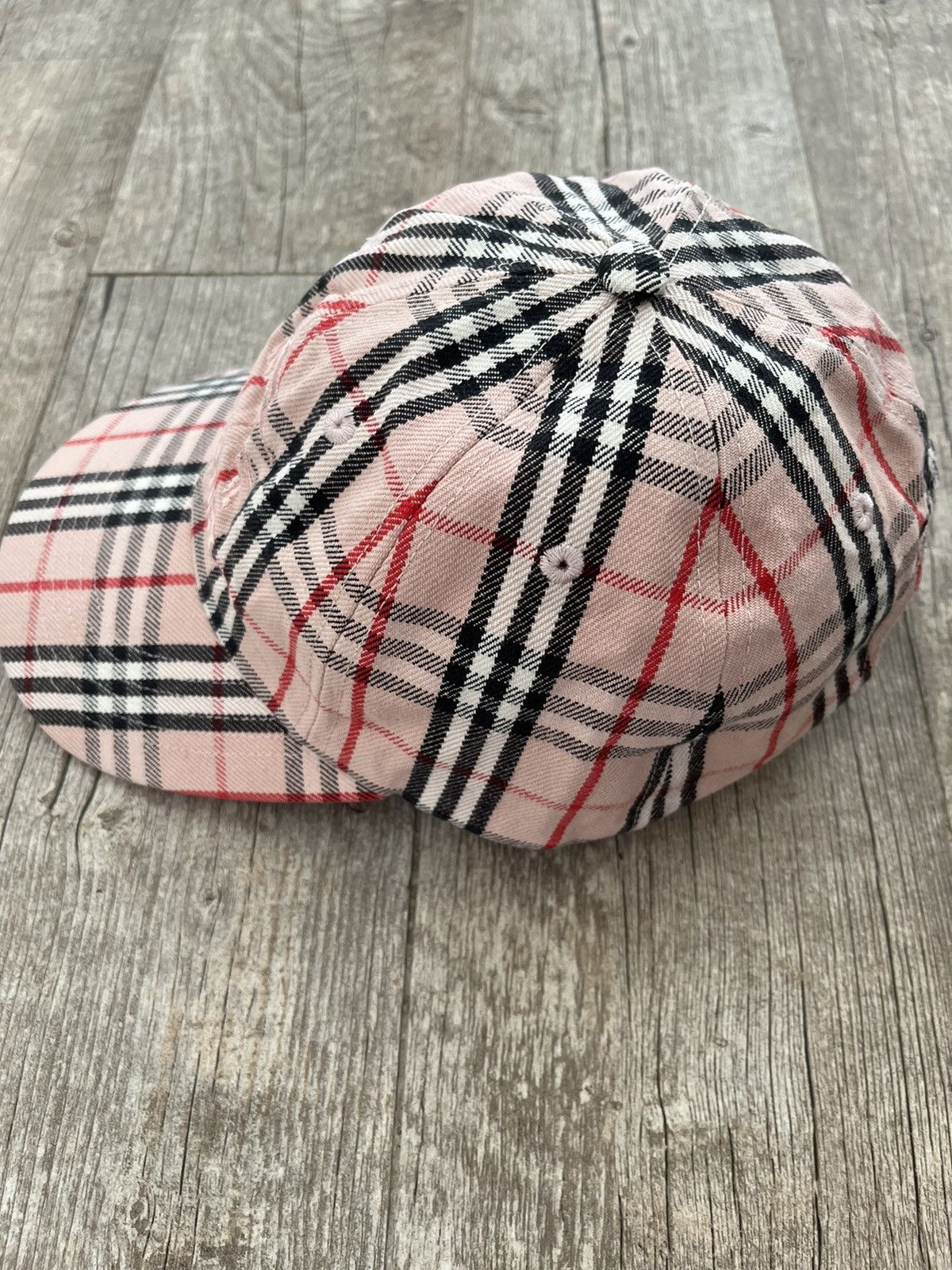 Burberry × Supreme Supreme Burberry Denim 6-Panel Pink Hat | Grailed