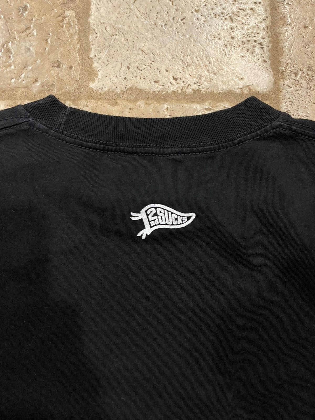 Hall Of Fame Hall Of Fame “2nd Sucks” Michael Jordan / Goats Black Tee Size US L / EU 52-54 / 3 - 7 Thumbnail