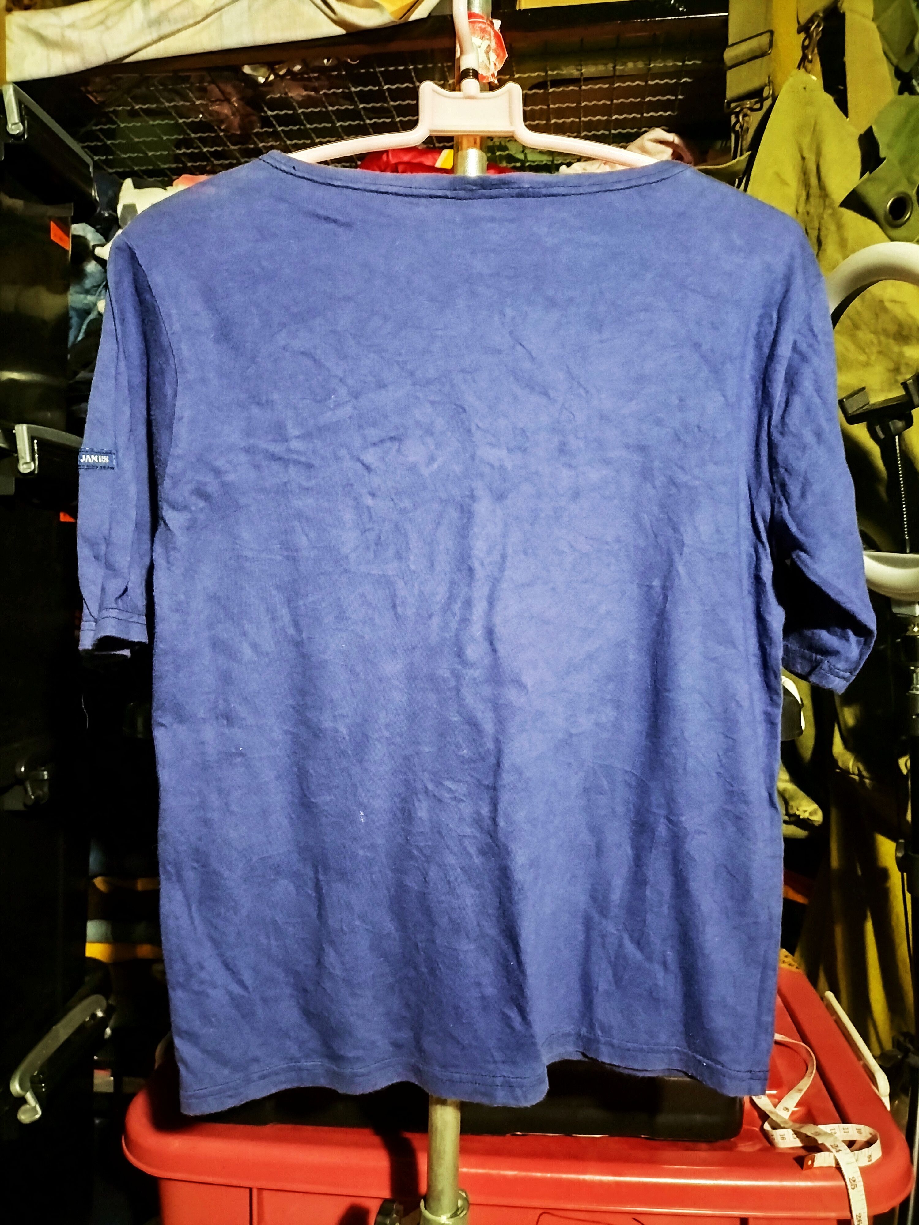 Saint James Vintage Saint James Plain Tee Made in France navy fashion Size US S / EU 44-46 / 1 - 4 Thumbnail