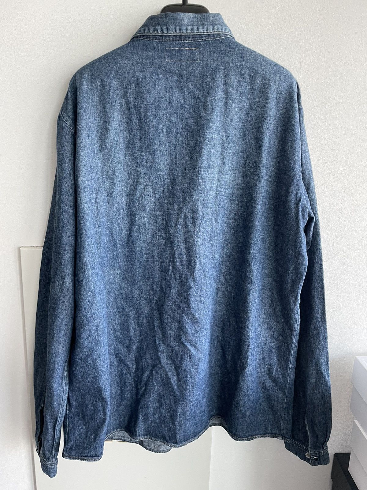 Saint Laurent Paris × Yves Saint Laurent Brand NEW Runway Saint Laurent Denim Shirt Size US XL / EU 56 / 4 - 8 Thumbnail