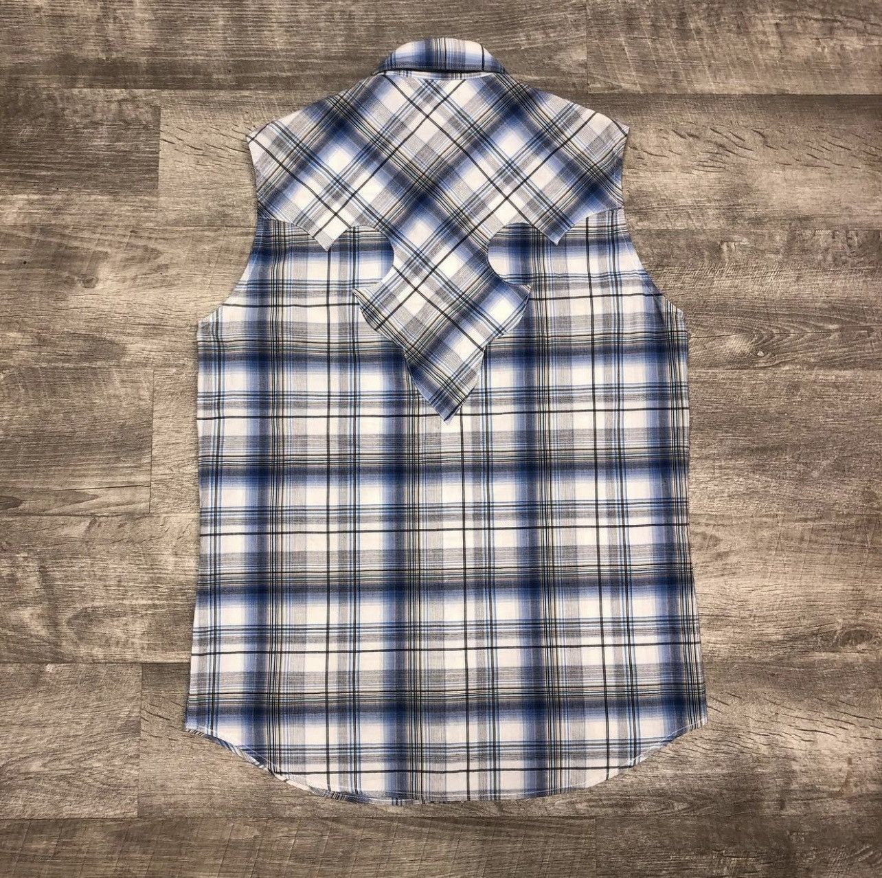 Chrome Hearts 1991 Chrome Hearts Sleeveless Cross Patch Flannel Size US L / EU 52-54 / 3 - 2 Thumbnail