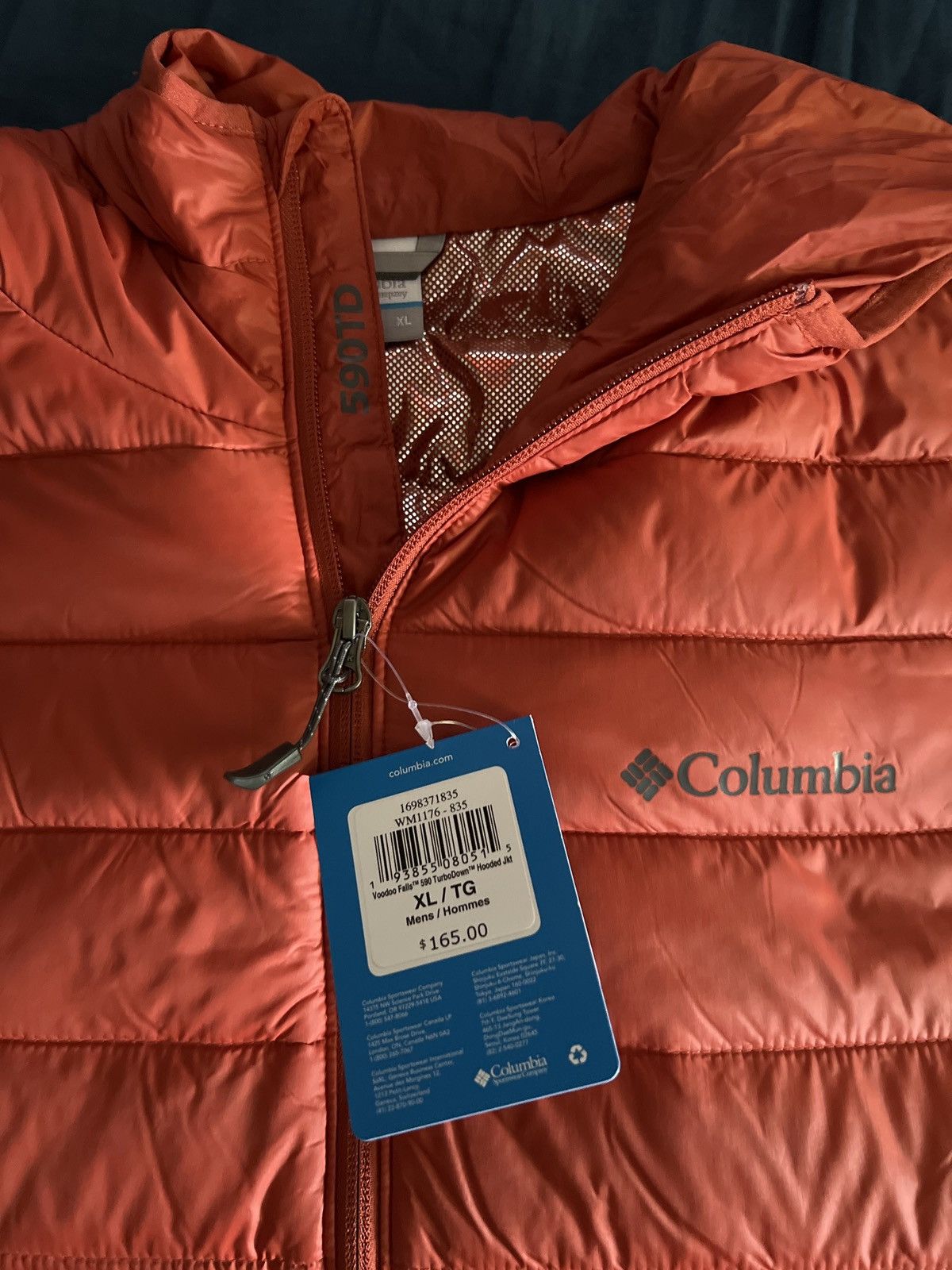 Columbia Voodoo Falls 590 TurboDown Hooded Jacket Size US XL / EU 56 / 4 - 3 Thumbnail