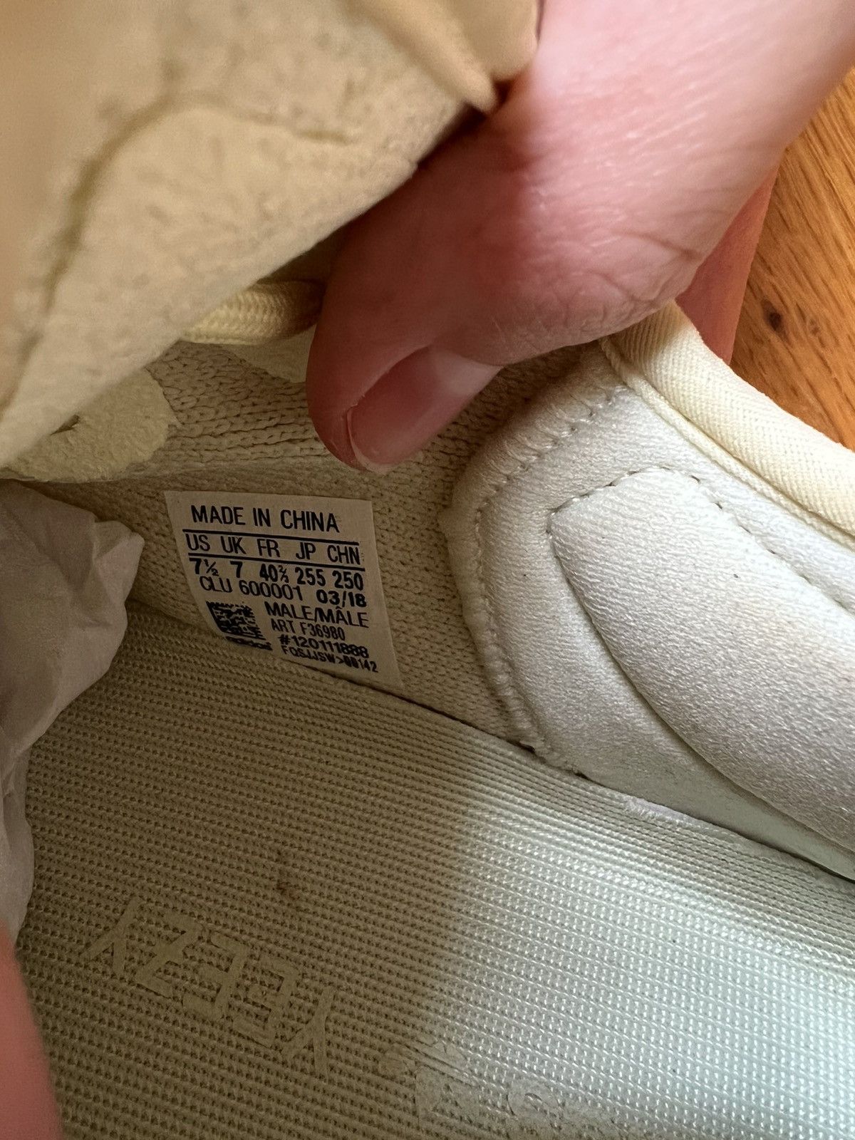 Adidas × Kanye West × Yeezy Yeezy Boost 350 V2 Butter 2018 US M7.5 Size US 7.5 / EU 40-41 - 7 Thumbnail