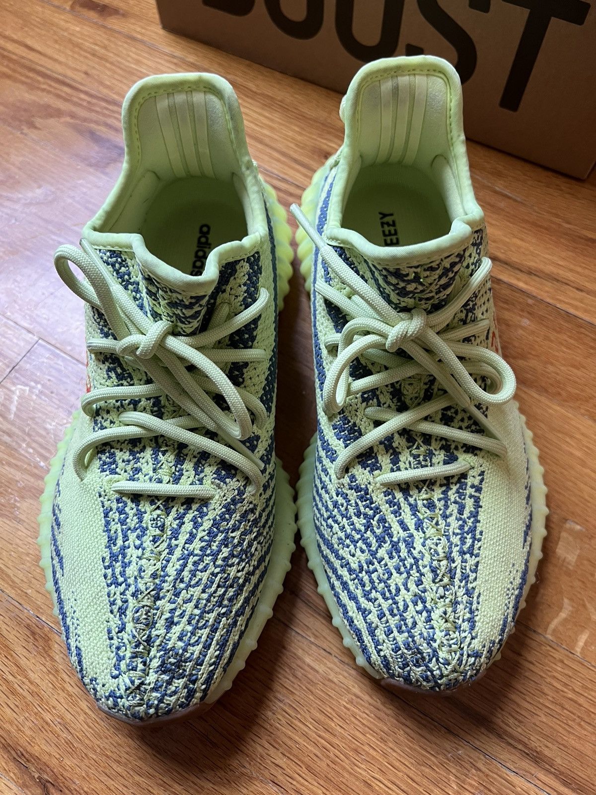 Adidas Yeezy Boost 350 V2 Semi Frozen Yellow 2017 US M 7.5 Size US 7.5 / EU 40-41 - 3 Thumbnail