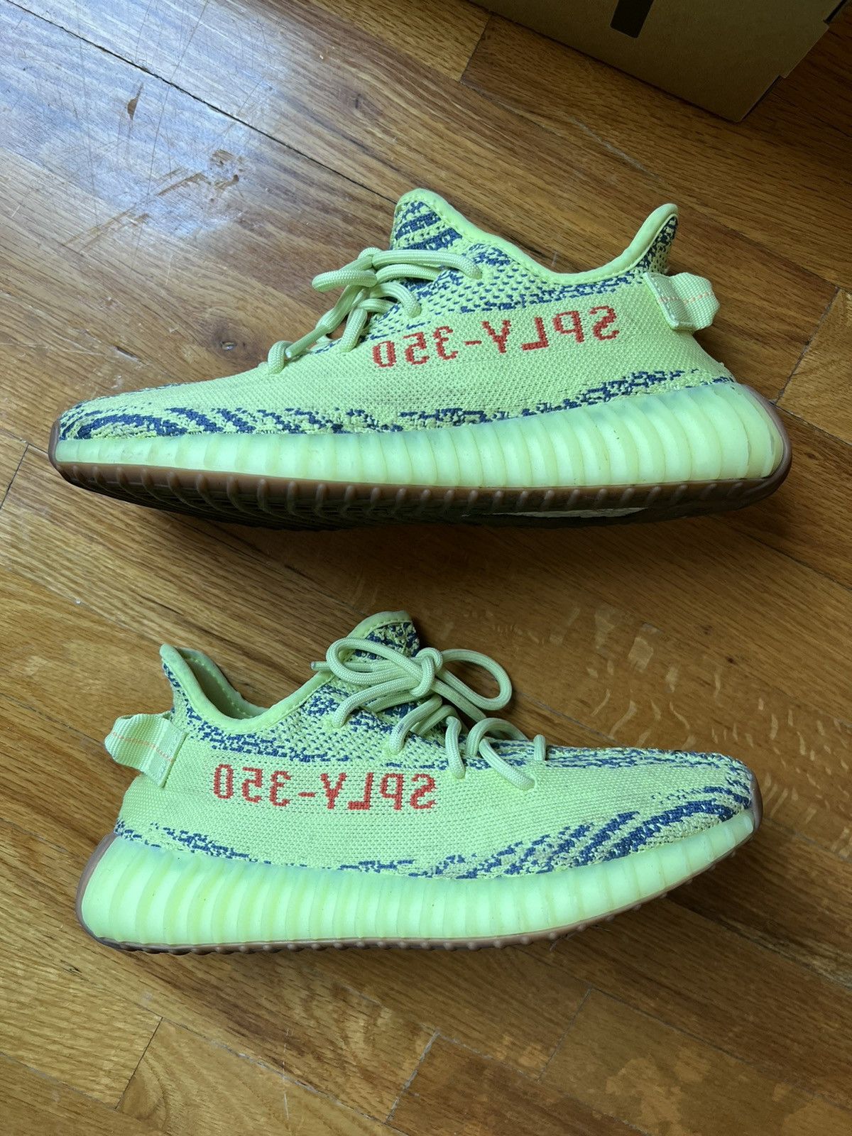 Adidas Yeezy Boost 350 V2 Semi Frozen Yellow 2017 US M 7.5 Size US 7.5 / EU 40-41 - 2 Thumbnail