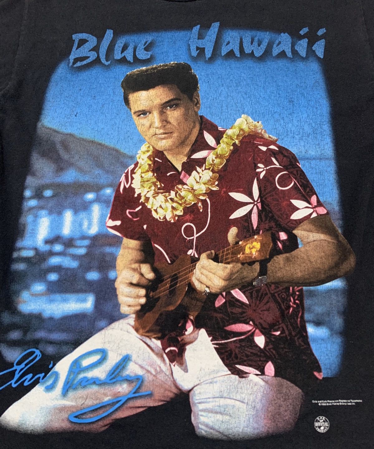 Band Tees × Vintage Rare Vintage Elvis Presley T-shirt Size US S / EU 44-46 / 1 - 3 Thumbnail