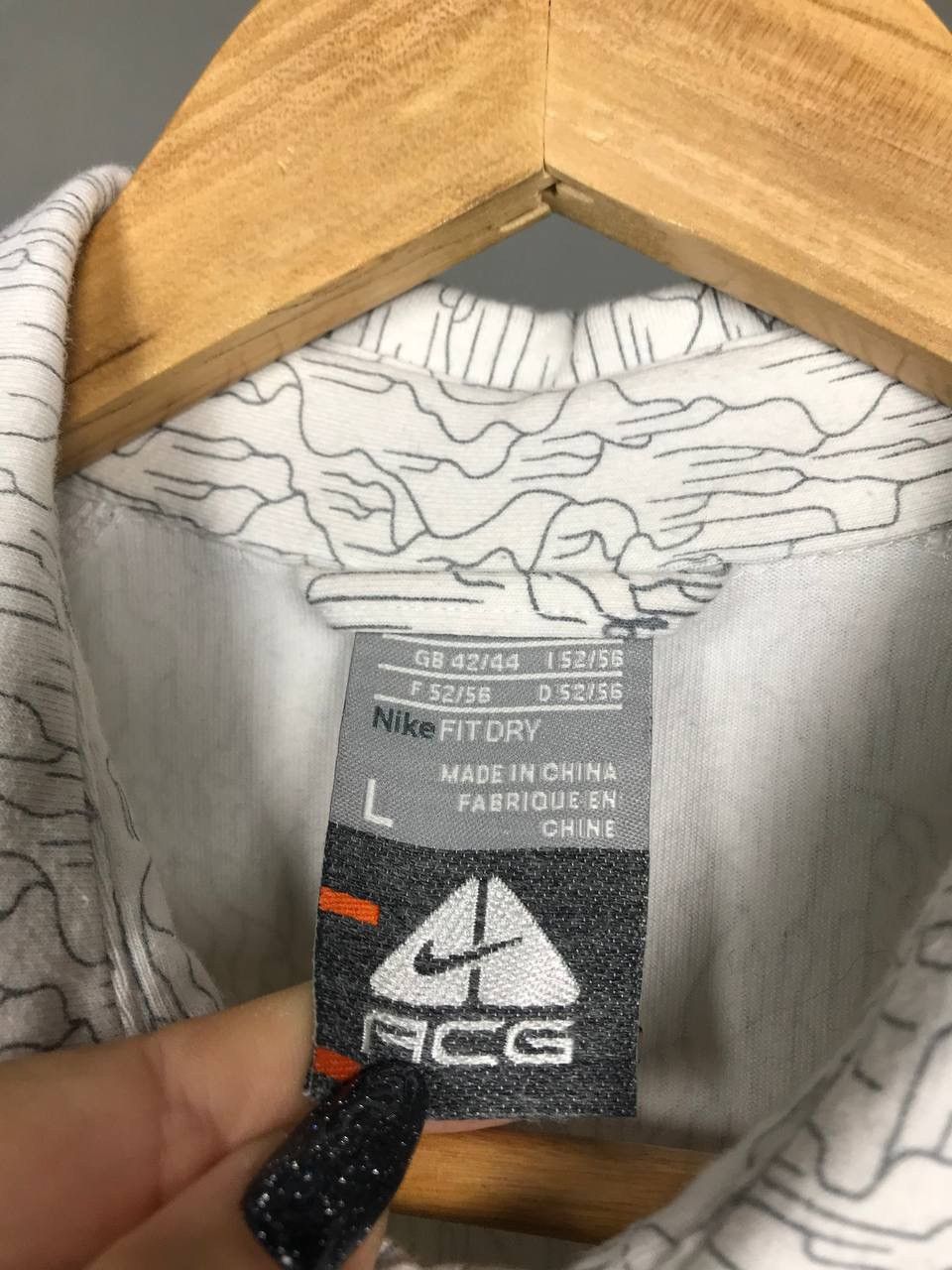 Vintage Nike ACG vintage streetwear polo tee Size US L / EU 52-54 / 3 - 6 Thumbnail