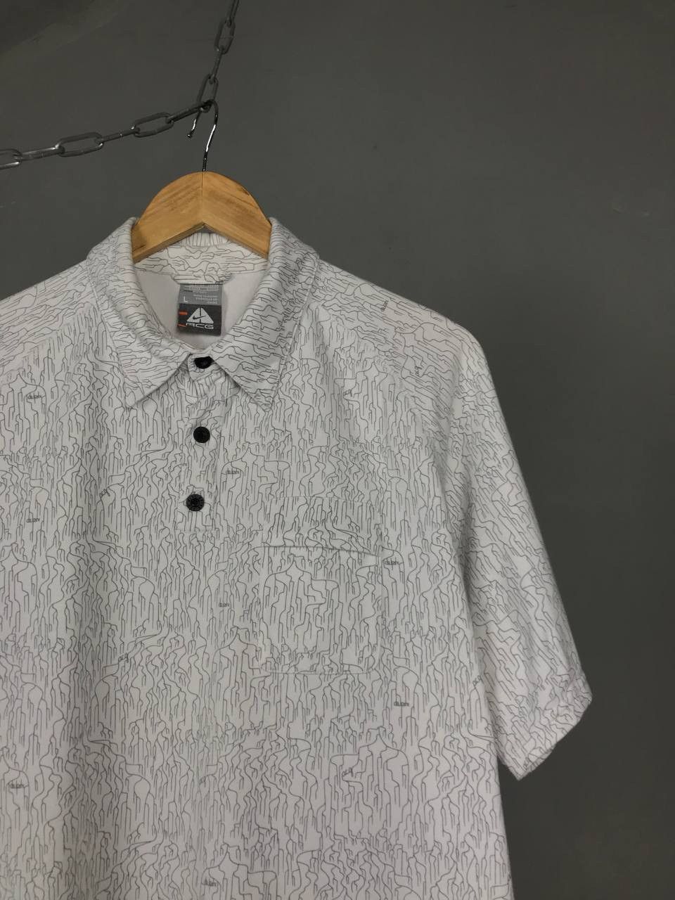 Vintage Nike ACG vintage streetwear polo tee Size US L / EU 52-54 / 3 - 2 Thumbnail