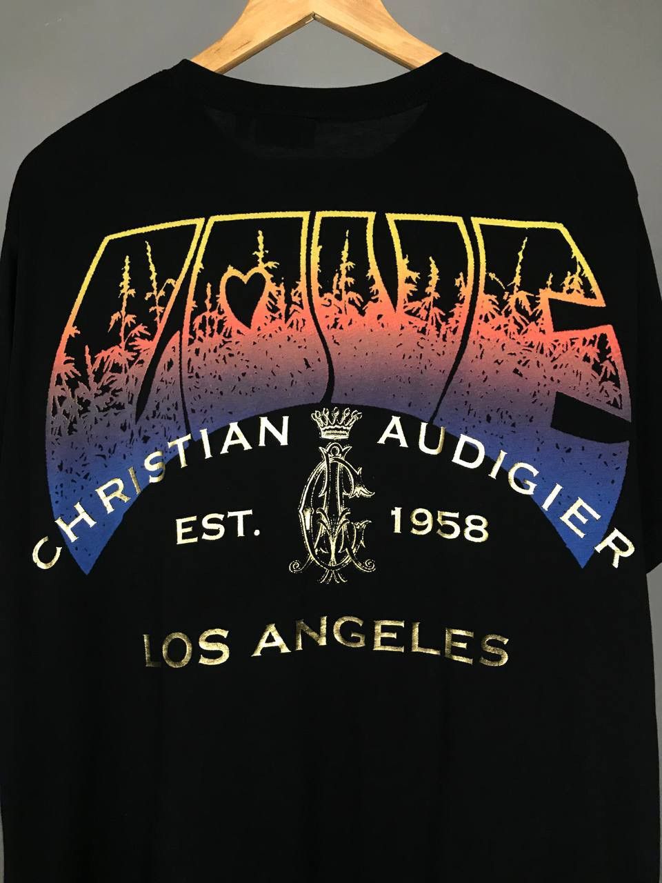 Designer Christian Audigier designer overprinted made in USA tee Size US XL / EU 56 / 4 - 6 Thumbnail