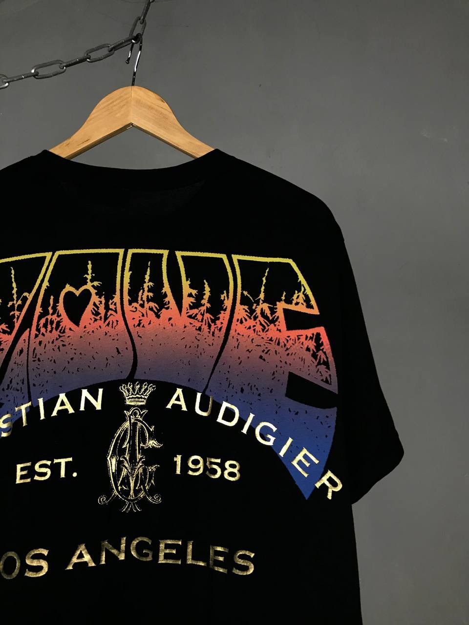 Designer Christian Audigier designer overprinted made in USA tee Size US XL / EU 56 / 4 - 5 Thumbnail