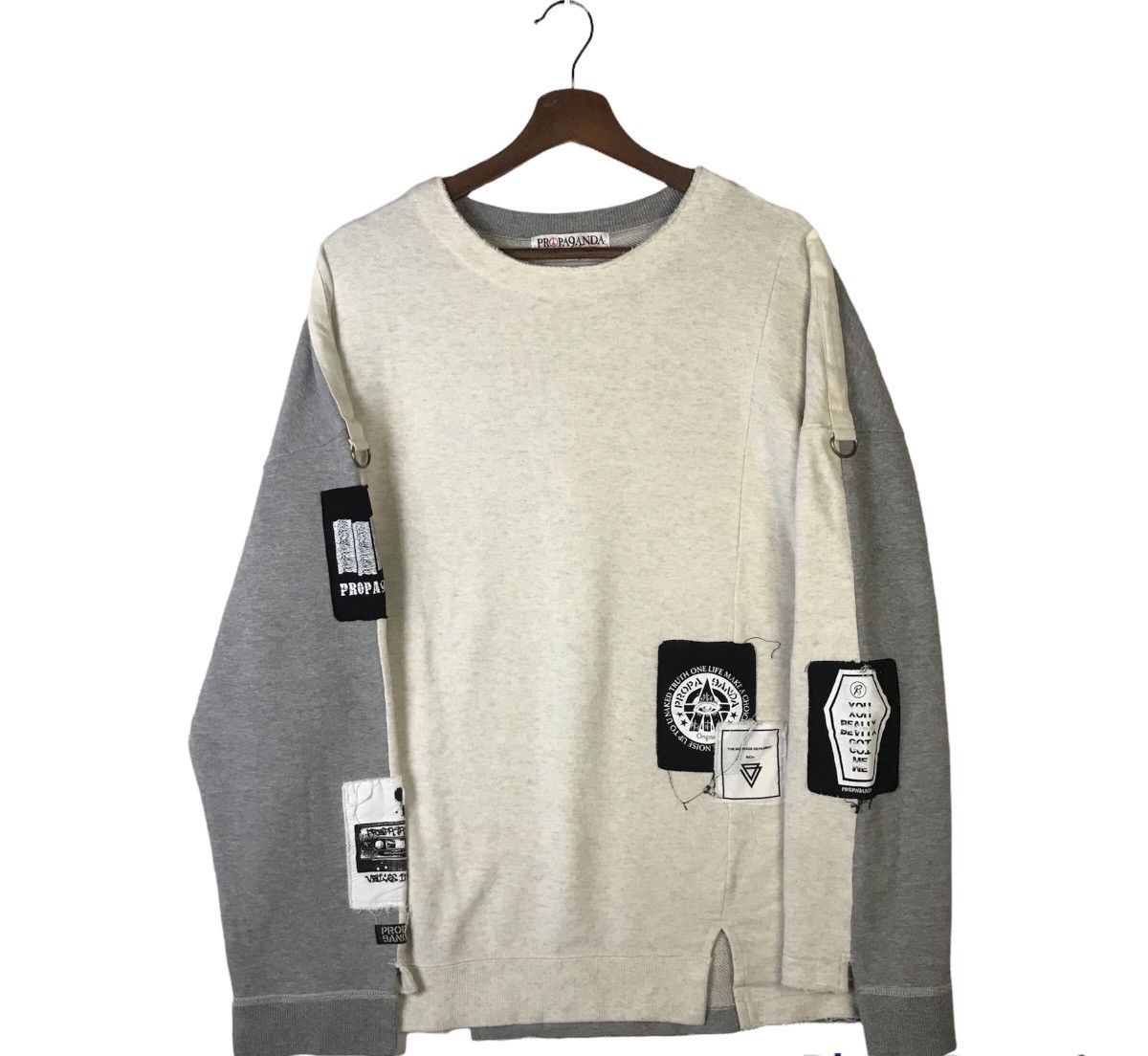 Japanese Brand RARE❗️PROPA9NDA Punk Gothic Bondage Sweatshirt Size US L / EU 52-54 / 3 - 1 Thumbnail
