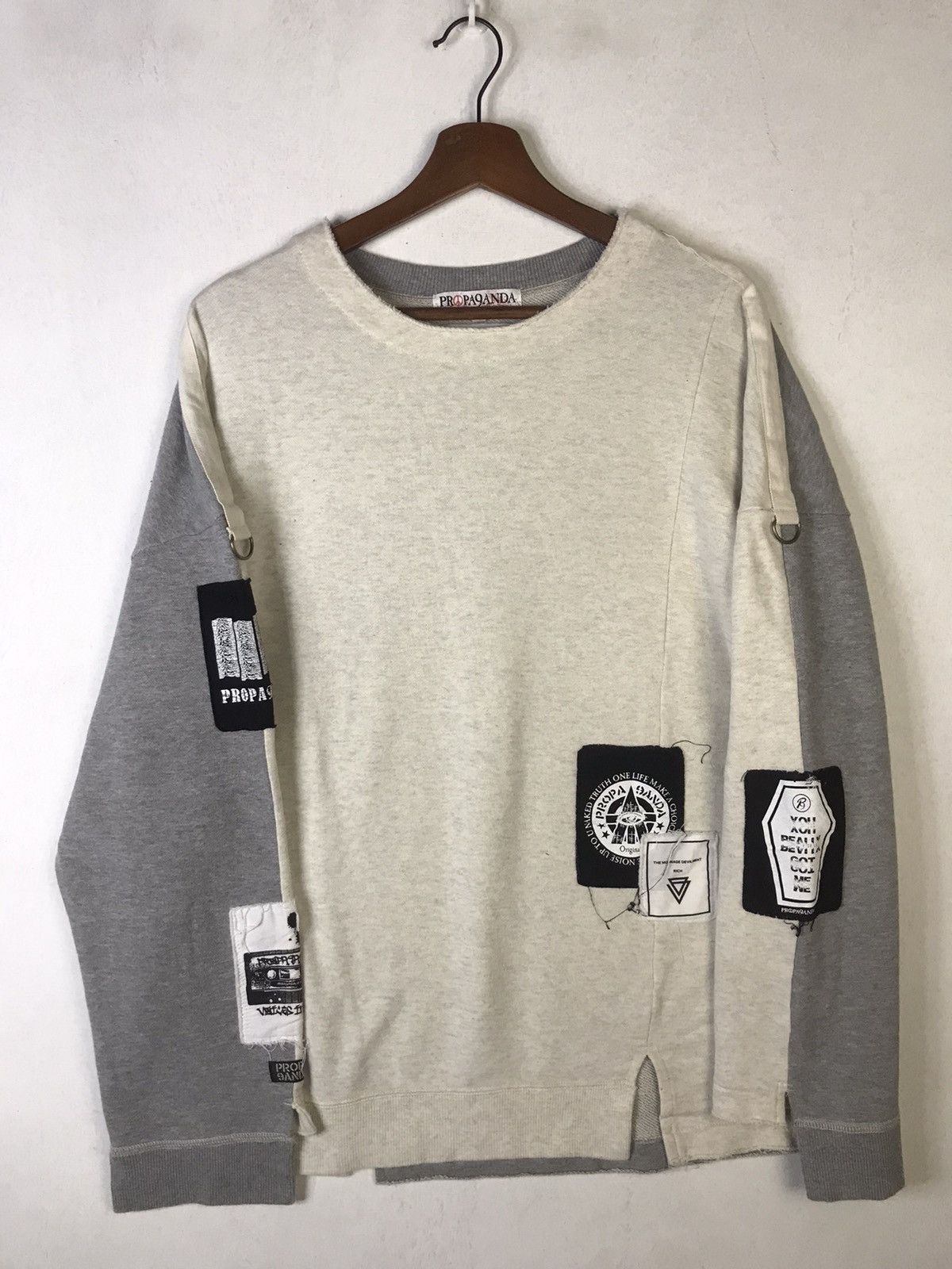 Japanese Brand RARE❗️PROPA9NDA Punk Gothic Bondage Sweatshirt Size US L / EU 52-54 / 3 - 2 Thumbnail