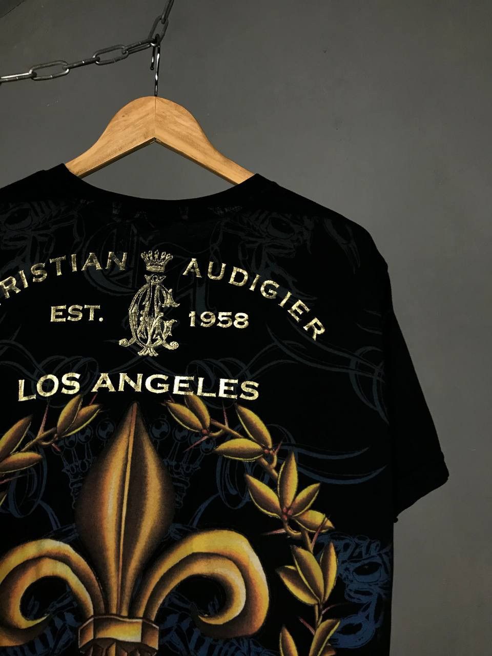 Christian Audigier Christian Audigier designer luxury crazy made in USA tee Size US L / EU 52-54 / 3 - 6 Thumbnail