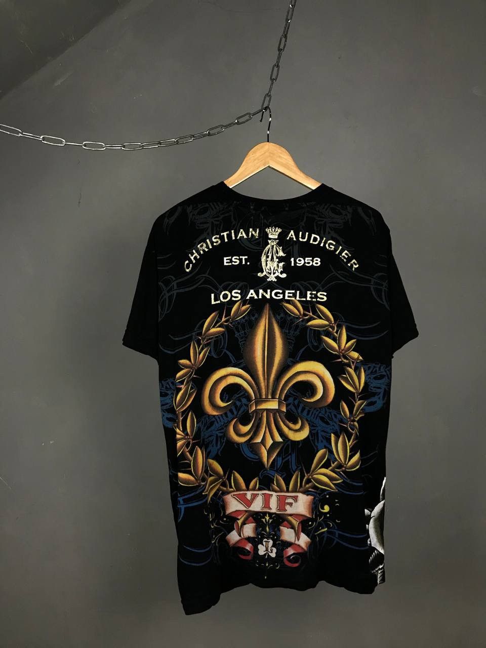 Christian Audigier Christian Audigier designer luxury crazy made in USA tee Size US L / EU 52-54 / 3 - 2 Thumbnail