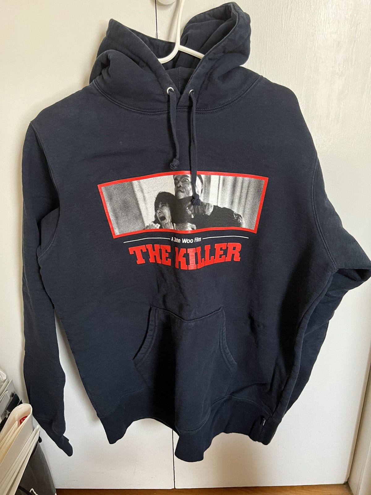 Supreme Supreme The Killer hoodie sweatshirt Navy Medium FW18 