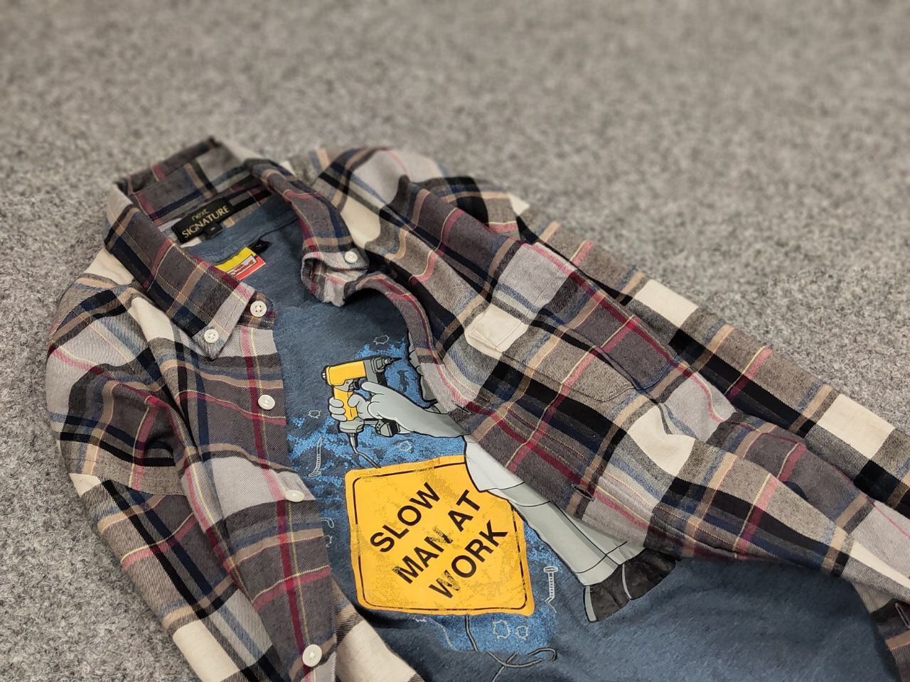Flannel Vintage Flannel Shirt checkered Travis Scott Authentic Size US M / EU 48-50 / 2 - 11 Thumbnail