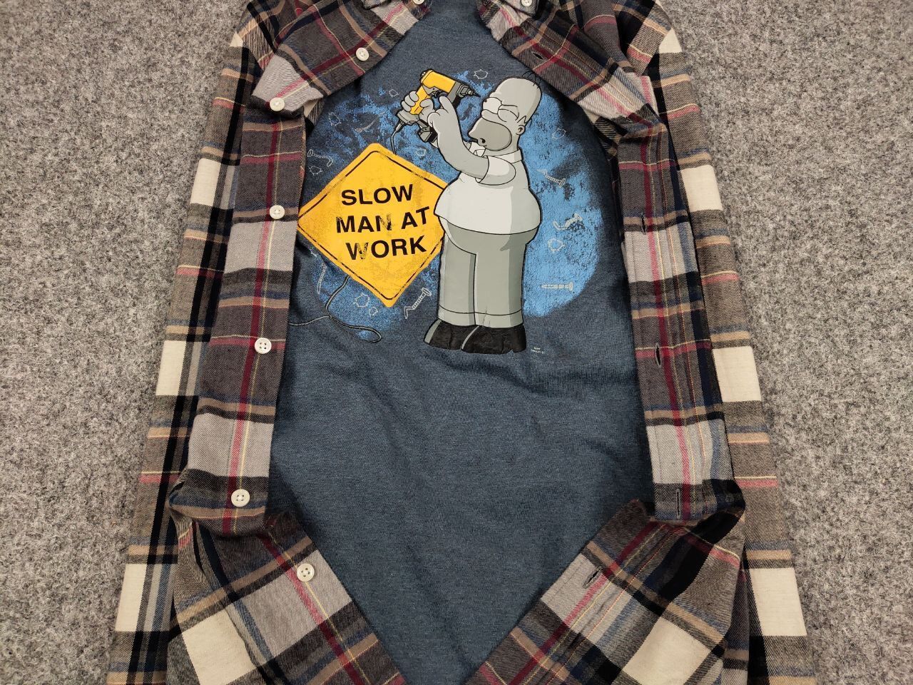Flannel Vintage Flannel Shirt checkered Travis Scott Authentic Size US M / EU 48-50 / 2 - 6 Thumbnail