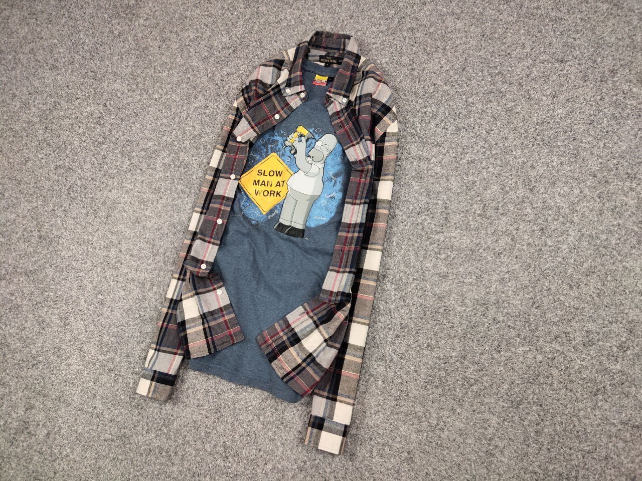 Flannel Vintage Flannel Shirt checkered Travis Scott Authentic Size US M / EU 48-50 / 2 - 3 Thumbnail