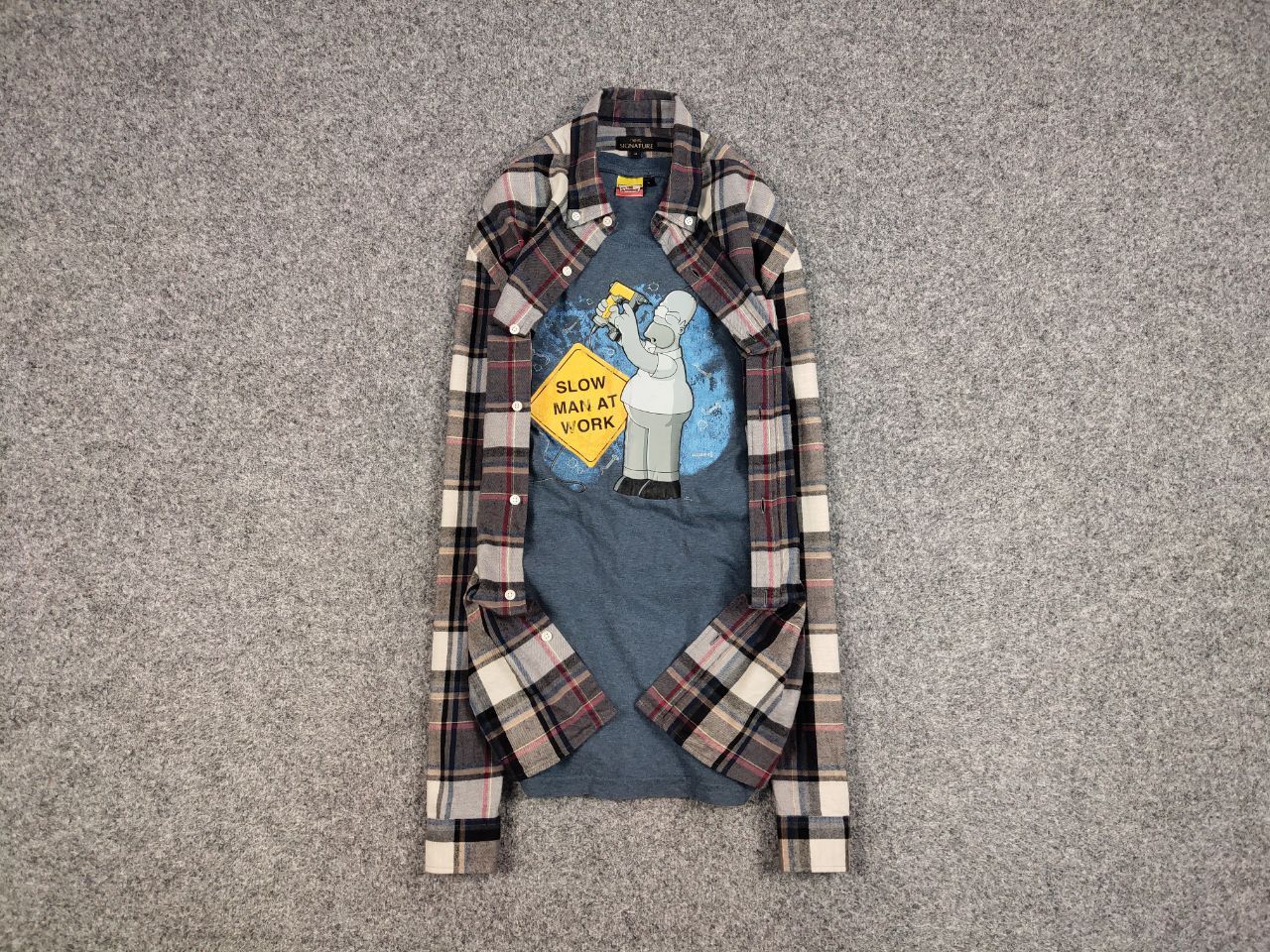 Flannel Vintage Flannel Shirt checkered Travis Scott Authentic Size US M / EU 48-50 / 2 - 1 Thumbnail
