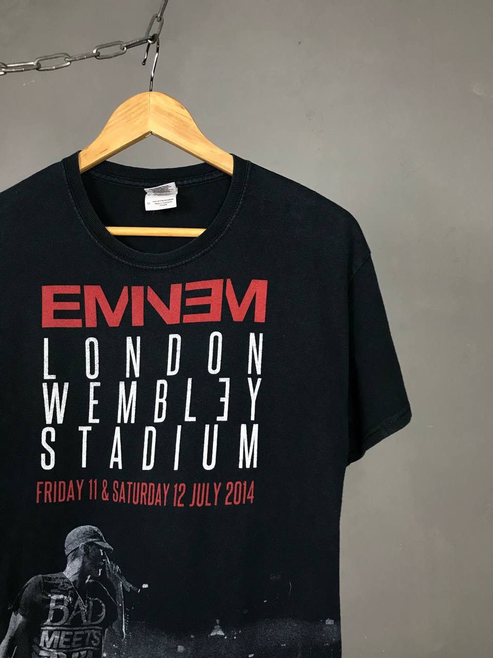 Eminem × Rap Tees × Vintage Eminem 2014 London vintage rap tour tee Size US M / EU 48-50 / 2 - 2 Thumbnail