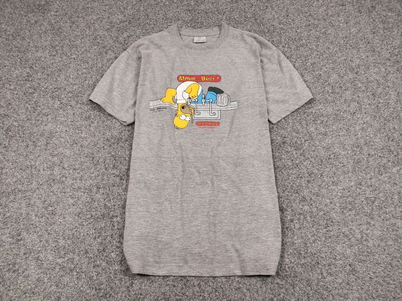 The Simpsons Vintage 0's tee Homer Simpsons Beer T shirt Matt Groening Size US M / EU 48-50 / 2 - 2 Thumbnail