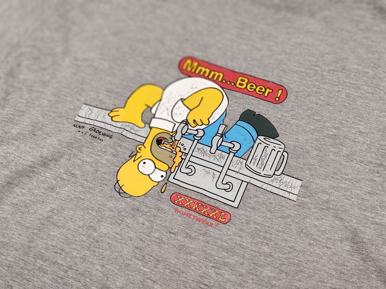 The Simpsons Vintage 0's tee Homer Simpsons Beer T shirt Matt Groening Size US M / EU 48-50 / 2 - 13 Thumbnail