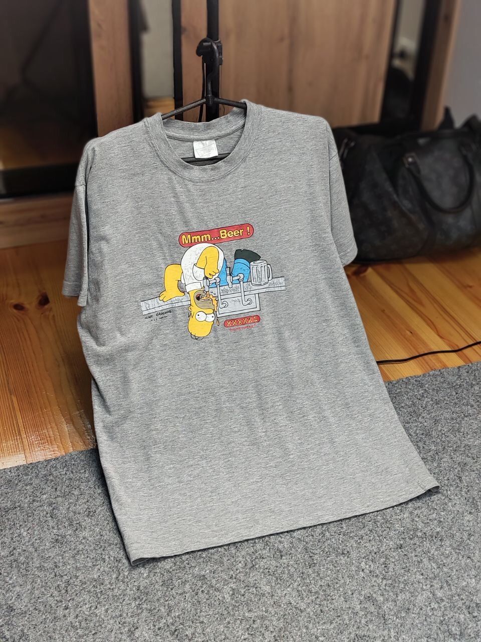 The Simpsons Vintage 0's tee Homer Simpsons Beer T shirt Matt Groening Size US M / EU 48-50 / 2 - 19 Thumbnail