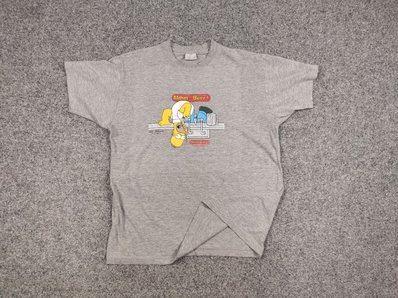 The Simpsons Vintage 0's tee Homer Simpsons Beer T shirt Matt Groening Size US M / EU 48-50 / 2 - 11 Thumbnail