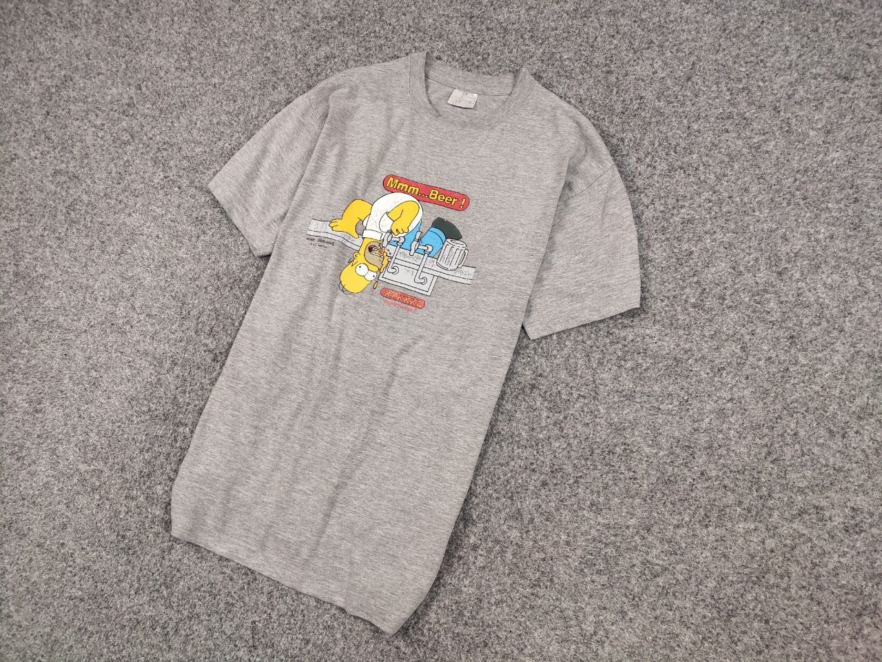 The Simpsons Vintage 0's tee Homer Simpsons Beer T shirt Matt Groening Size US M / EU 48-50 / 2 - 3 Thumbnail