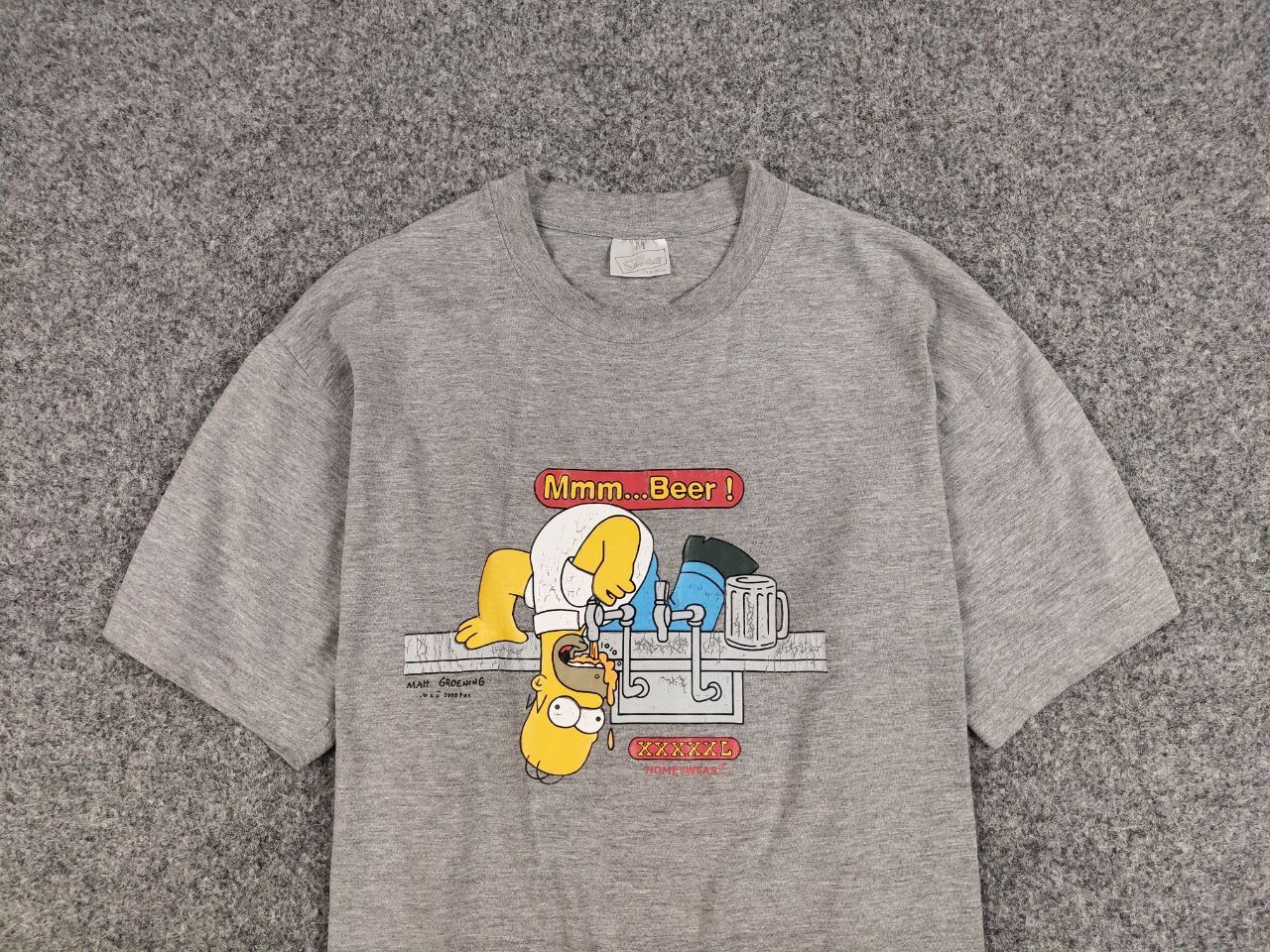 The Simpsons Vintage 0's tee Homer Simpsons Beer T shirt Matt Groening Size US M / EU 48-50 / 2 - 7 Thumbnail