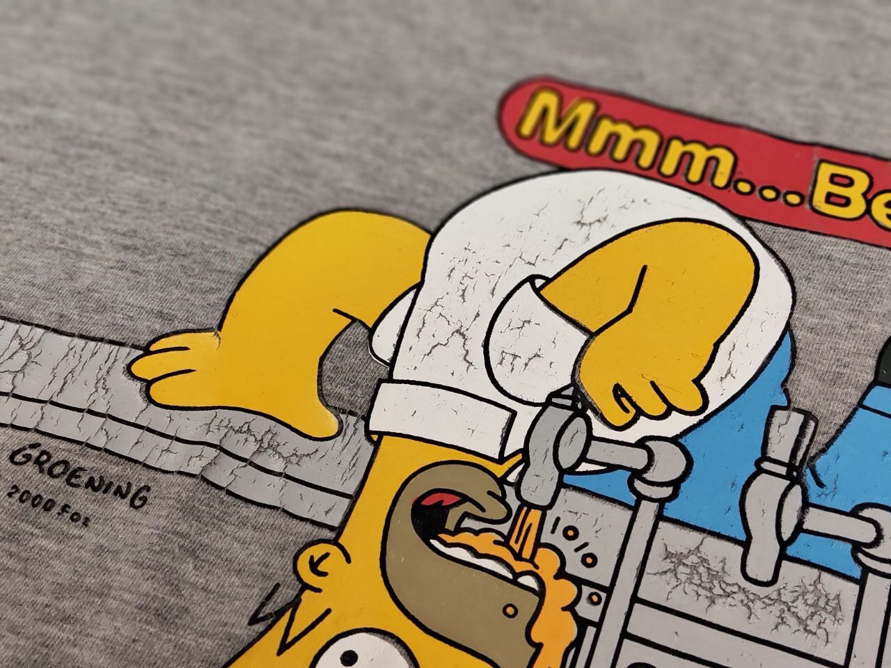The Simpsons Vintage 0's tee Homer Simpsons Beer T shirt Matt Groening Size US M / EU 48-50 / 2 - 16 Thumbnail