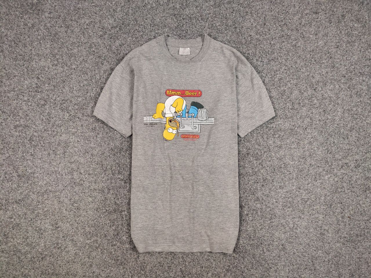 The Simpsons Vintage 0's tee Homer Simpsons Beer T shirt Matt Groening Size US M / EU 48-50 / 2 - 1 Thumbnail