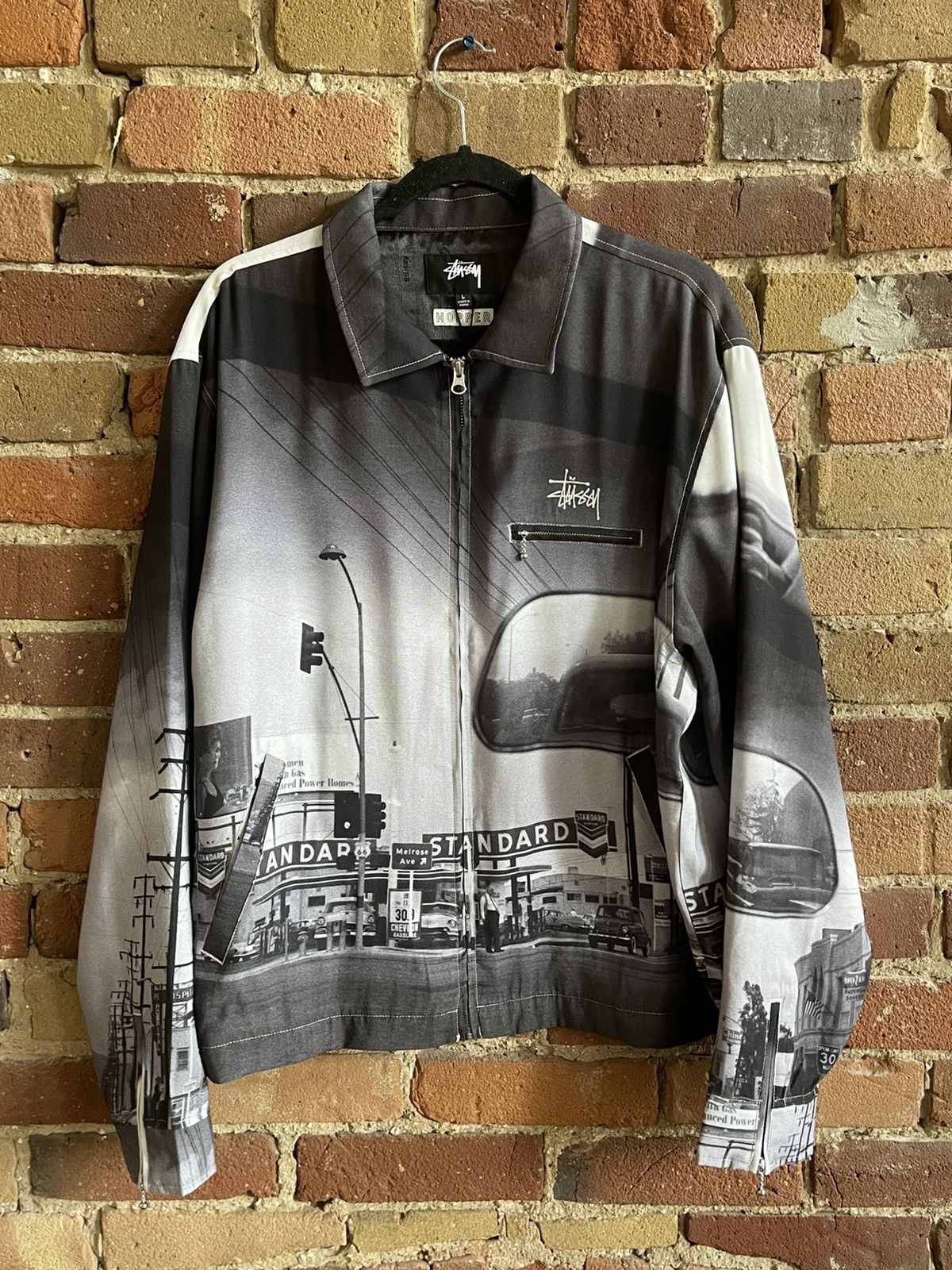 stussy hopper jacket Lサイズ stussy hopper jacket Lサイズ