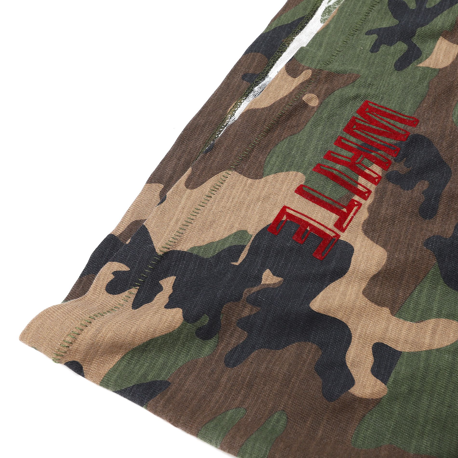Off-White Camouflage Red Velvet T-Shirt Size US L / EU 52-54 / 3 - 4 Thumbnail