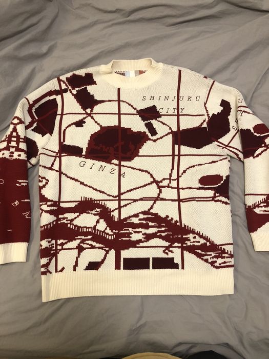 Kith Kith Tokyo Atlas Crewneck (Sandrift - XL) | Grailed