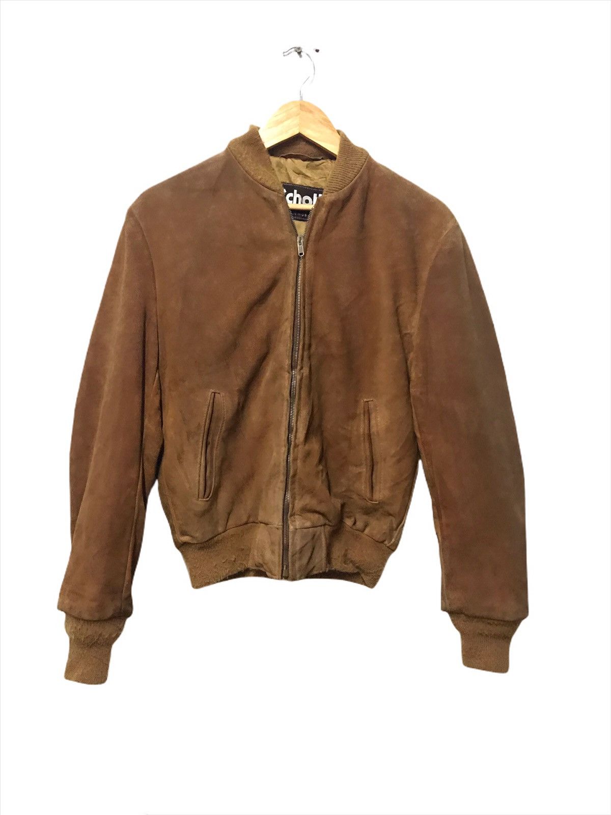 Schott Vintage Schott Leather Heavy Jacket Design Size US S / EU 44-46 / 1 - 2 Thumbnail