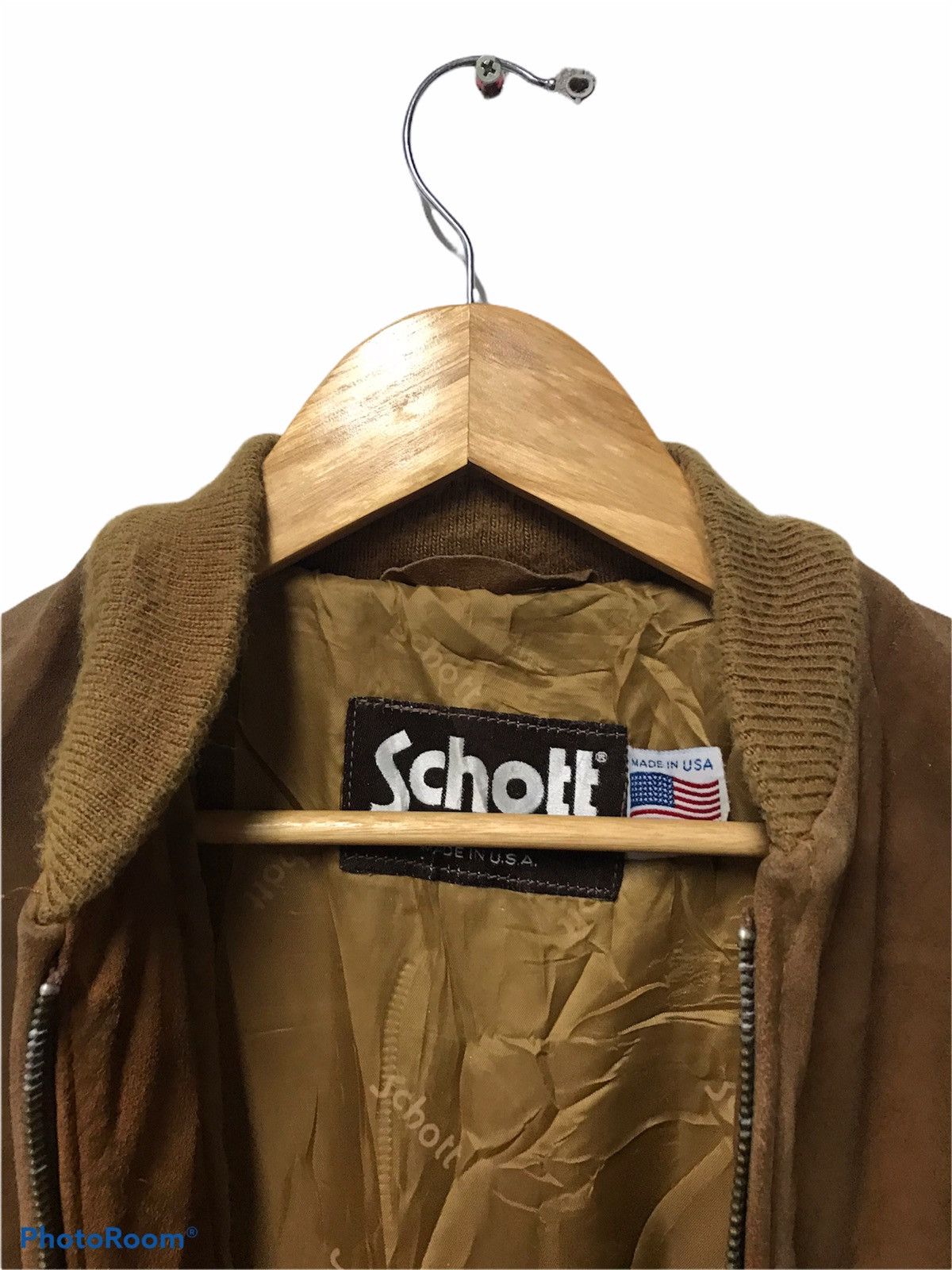 Schott Vintage Schott Leather Heavy Jacket Design Size US S / EU 44-46 / 1 - 5 Thumbnail