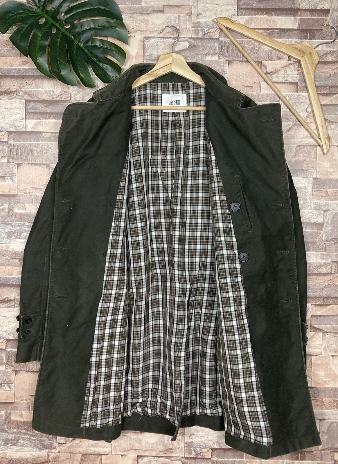 Japanese Brand Takeo Kikuchi Trench Coat Size US L / EU 52-54 / 3 - 3 Thumbnail