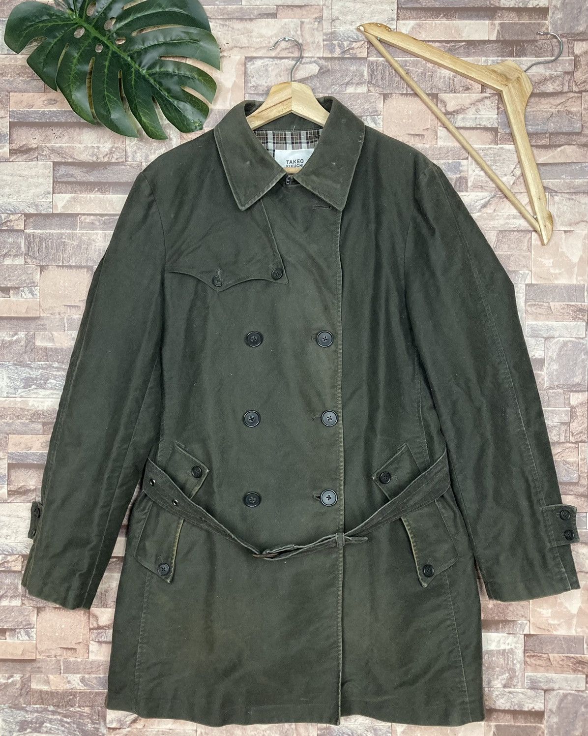 Japanese Brand Takeo Kikuchi Trench Coat Size US L / EU 52-54 / 3 - 1 Thumbnail