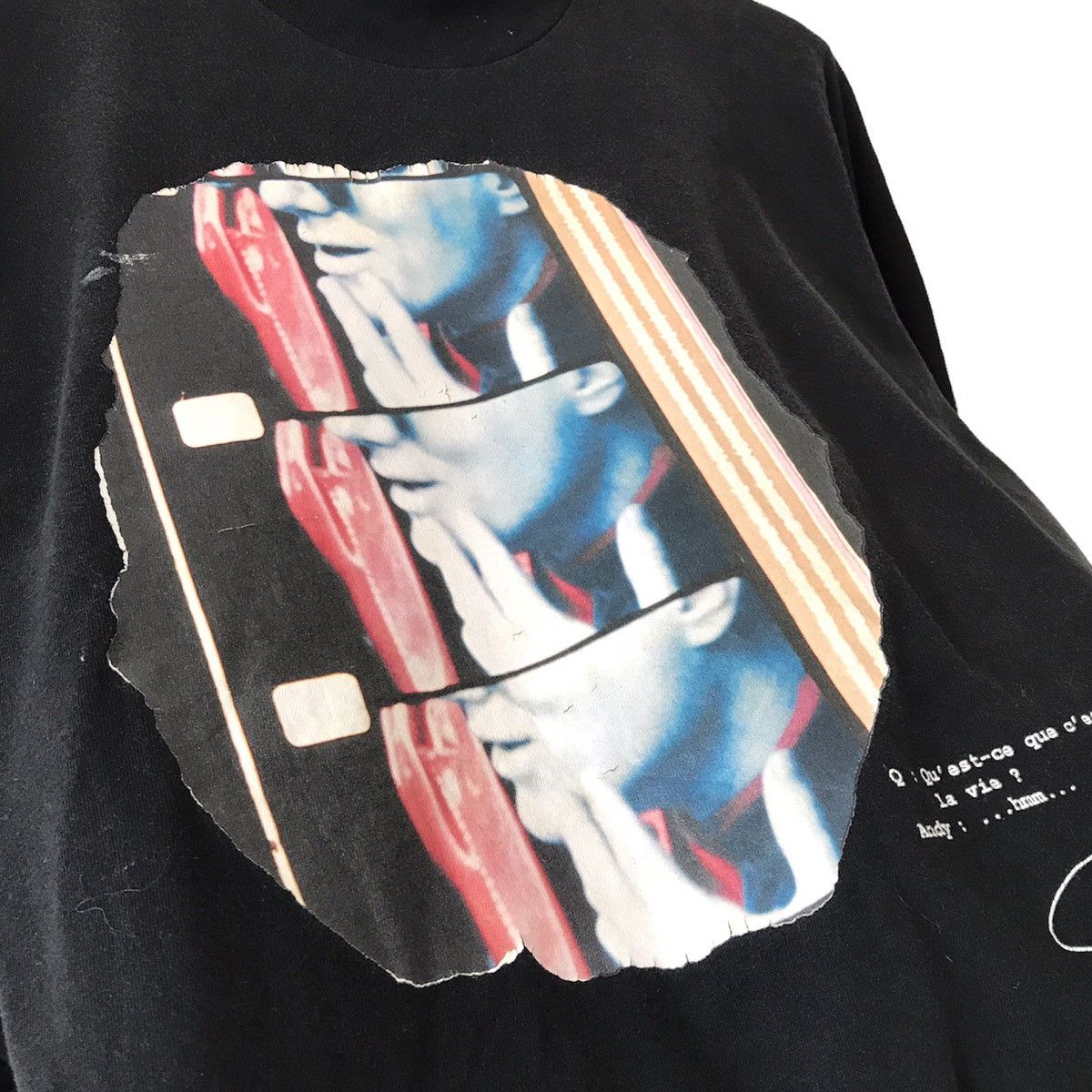 agnes b. Authentic Agnes B. X Jonas Mekas Andy Warhol Portrait Tee Size US M / EU 48-50 / 2 - 4 Thumbnail