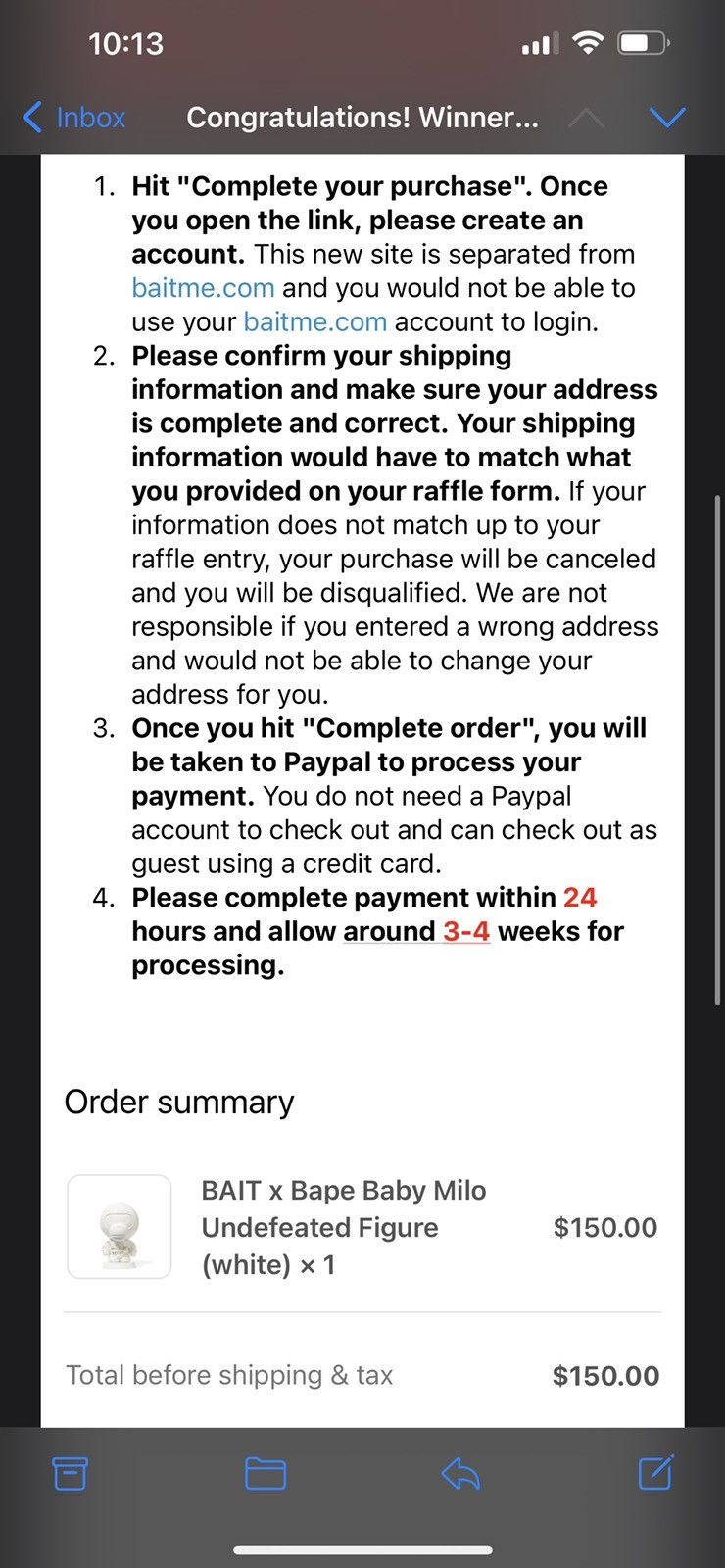 Bape Baby Milo James Bond