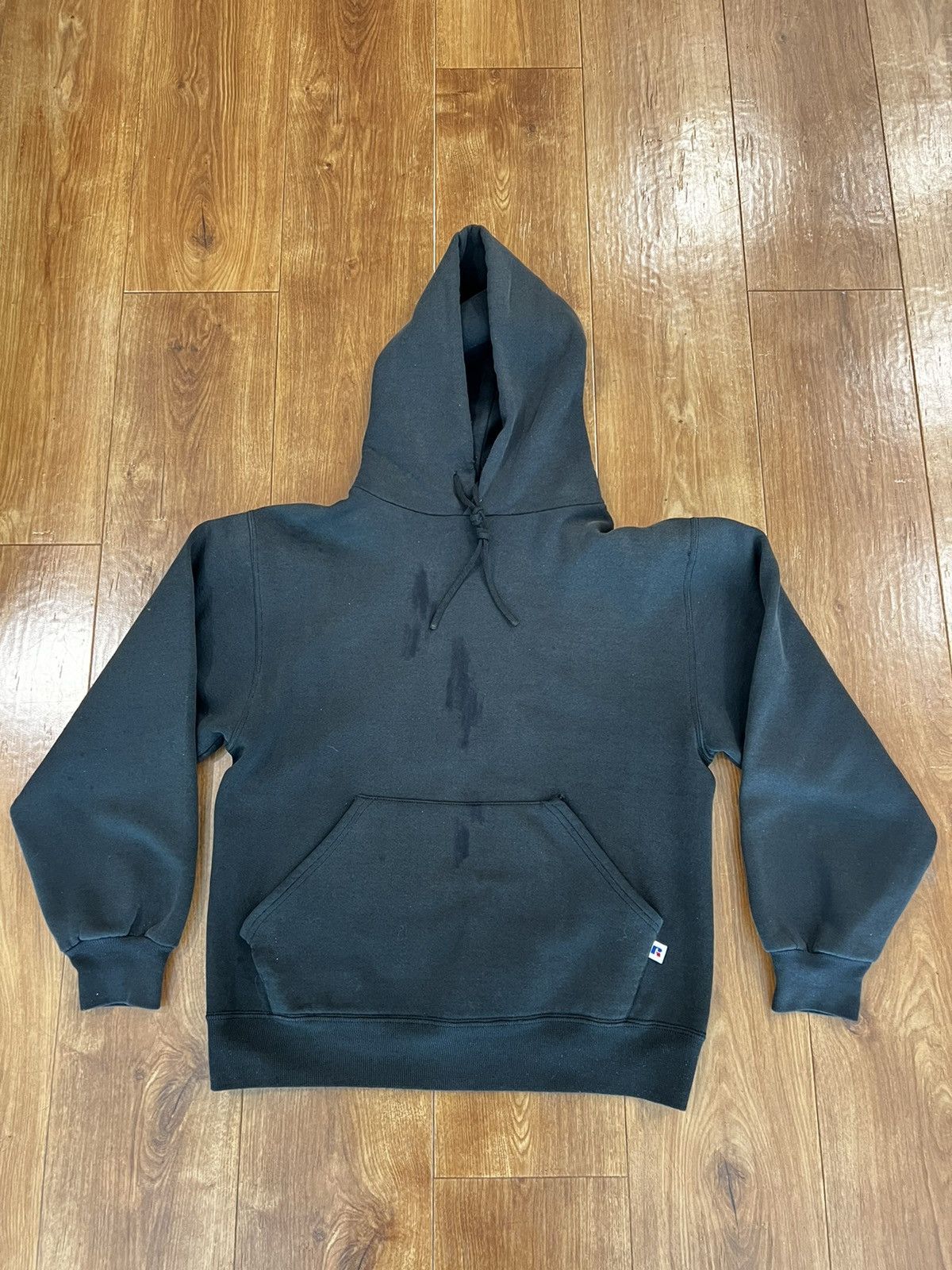 Vintage Russell Athletic Hoodie Black Pullover Hoodie USA