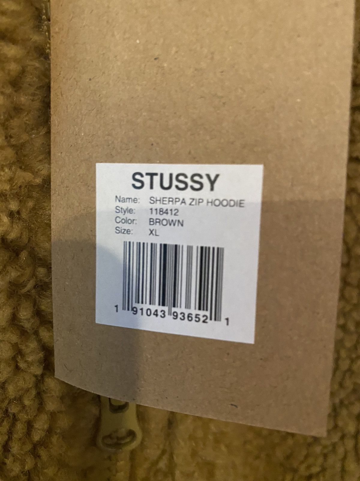 Stussy Sherpa Full Zip Hoodie Size US XL / EU 56 / 4 - 4 Thumbnail