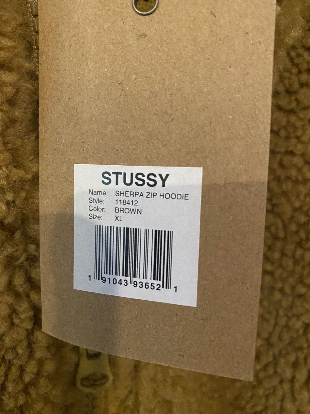 Stussy Sherpa Full Zip Hoodie Size US XL / EU 56 / 4 - 5 Preview