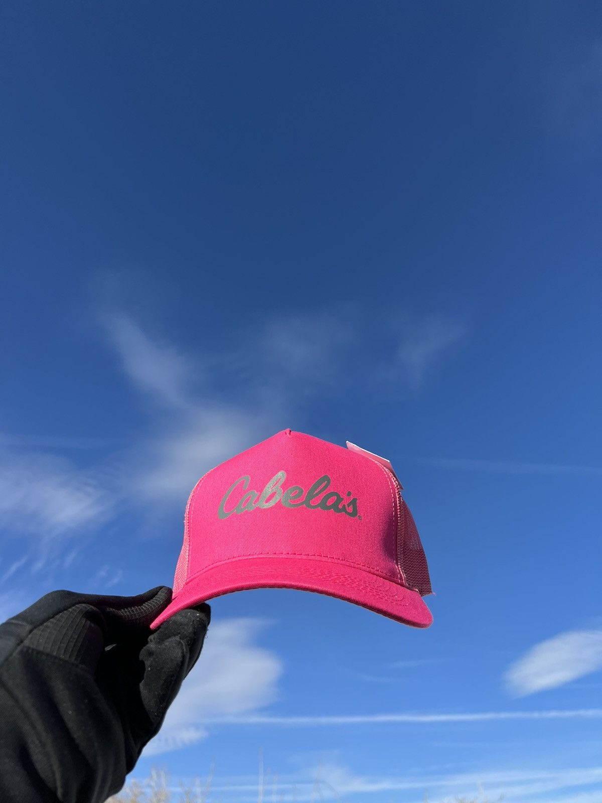 Bass Pro Shops Women’s Distressed Pink Logo Snap Back Hat s-l1200.jpg main image 4