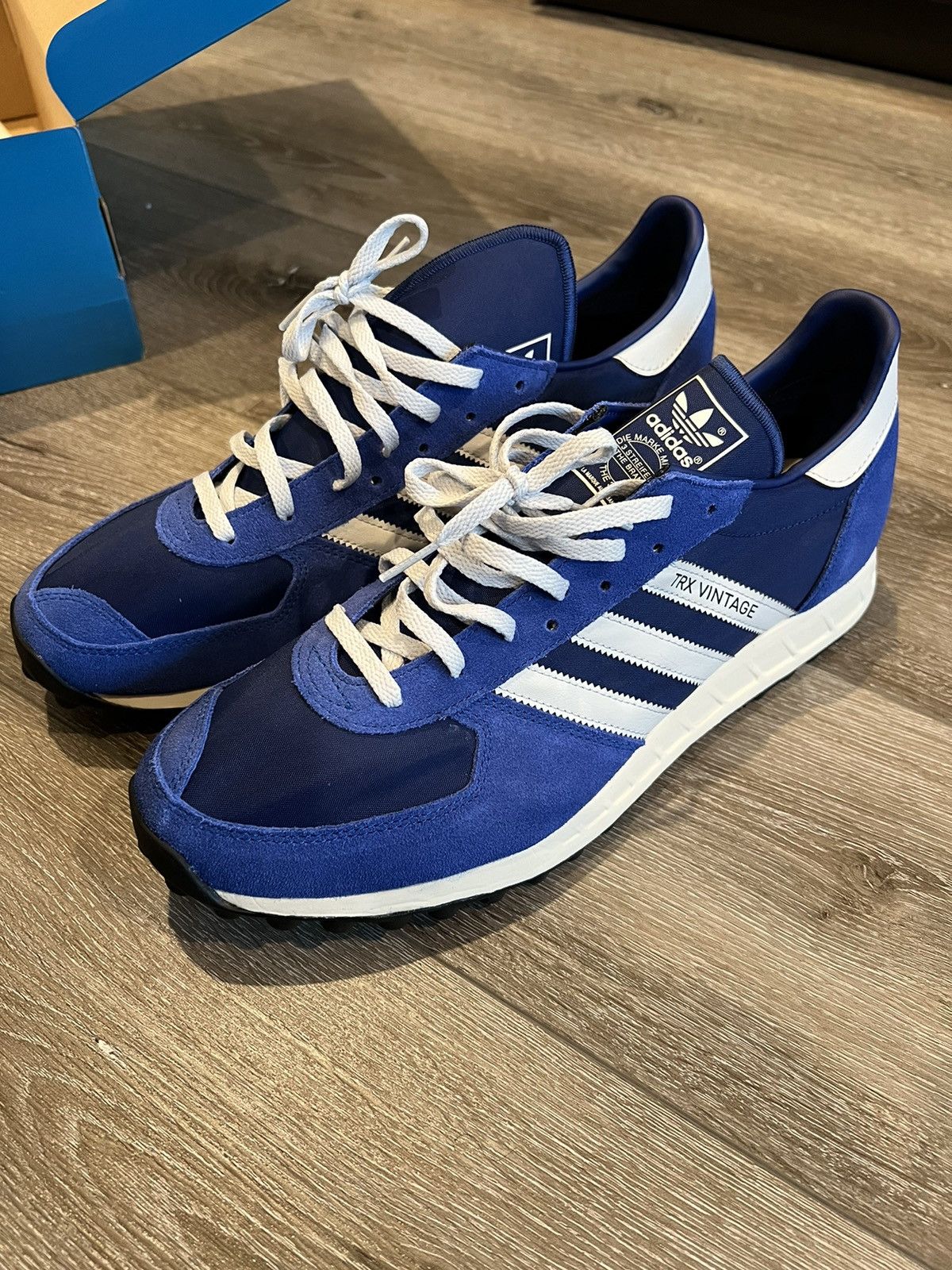 Adidas TRX Vintage Blue Cream White Grailed