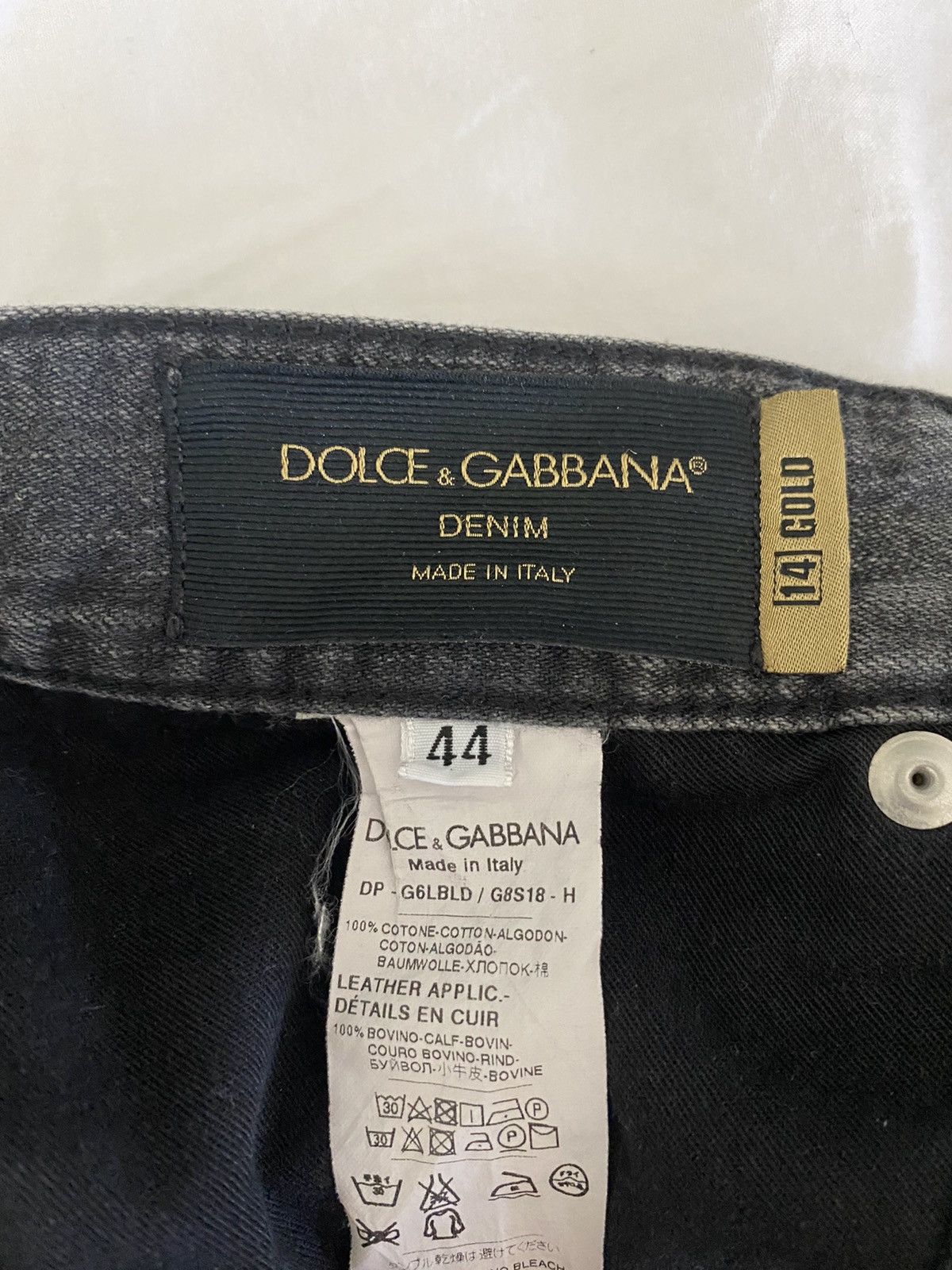 Dolce & Gabbana Grey Dolce Gabbana Jeans Size US 28 / EU 44 - 3 Thumbnail