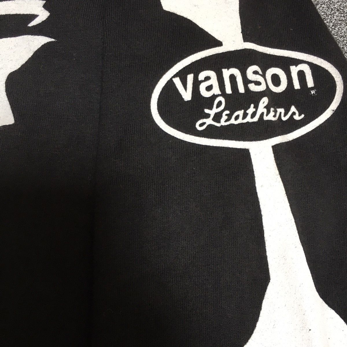 Vanson Leathers × Vintage Vintage Vanson Leather skeleton longsleeve tshirt Size US S / EU 44-46 / 1 - 4 Thumbnail